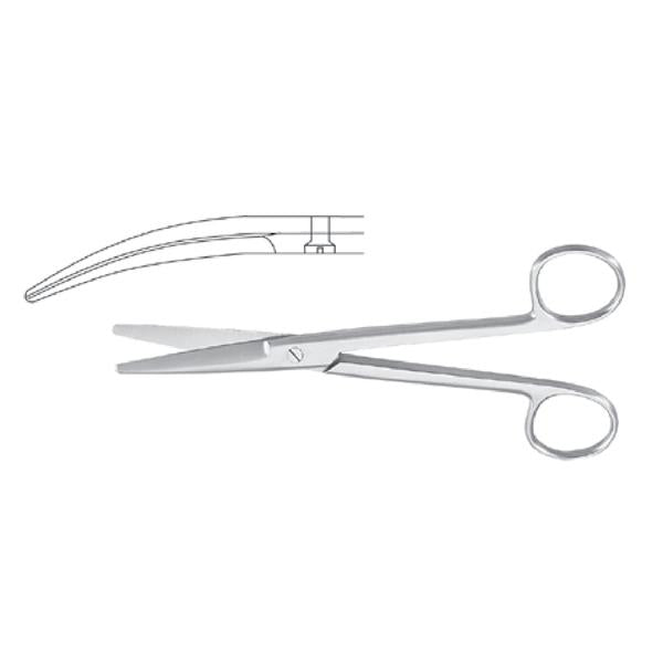 Miltex-Integra Scissors Dissecting Mayo Meister-Hand 5-1/2" Beveled Curved Standard Ss Ea - MH5-122