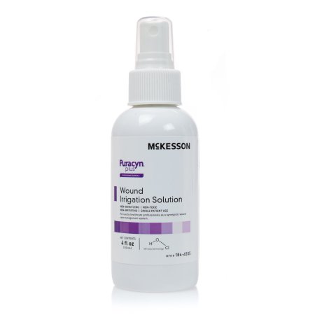 McKesson McKesson Puracyn Plus Professional Wound Irrigation Solution 4 oz. Pump Bottle NonSterile - 186-6505