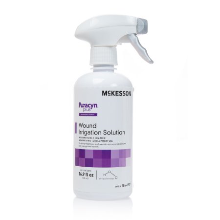 McKesson McKesson Puracyn Plus Professional Wound Irrigation Solution 16.9 oz. Spray Bottle NonSterile - 186-6517