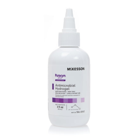 McKesson McKesson Puracyn Plus Professional Antimicrobial Hydrogel 3 oz. NonSterile - 186-6542