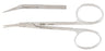 Miltex - Corneal Scissors Abeli 4-1/8 Inch Length OR Grade Stainless Steel NonSterile Finger Ring Handle Angled Left Blade Blunt Tip / Blunt Tip - 18-1604