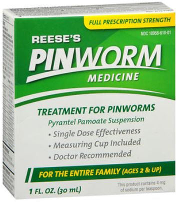 Reese's - Pin Worm Treatment Oral Suspension 1 oz. Bottle - 10956061801