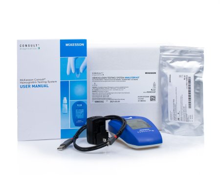 McKesson Consult Hb - Hemoglobin Analyzer Kit 100 Tests CLIA Waived - McKesson - 900MCKSP