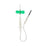 Myco Medical Supplies Blood Collection Set Vaku-8 Plus 8" Tubing 21Gx3/4" Safety Green 100/Bx - SVMSP-21L