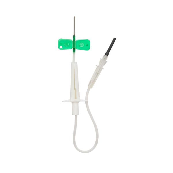 Myco Medical Supplies Blood Collection Set Vaku-8 Plus 8" Tubing 21Gx3/4" Safety Green 100/Bx - SVMSP-21L