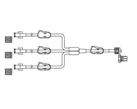 Codan US Corporation EXTENSION SET, TRIFURCATED MINIBORE FML LL (50/CS) - BC231