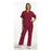 Fashion Seal Shirt Scrub Fashion Poplin Unisex Medium Sangria Ea - 78003-MD