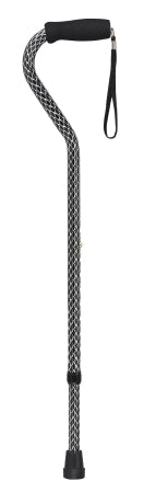 drive - Offset Cane Combo Pack Aluminum 30 to 39 Inch Height Black Wave / Blue Wave / Bronze Wave Print - 10309BKW-6