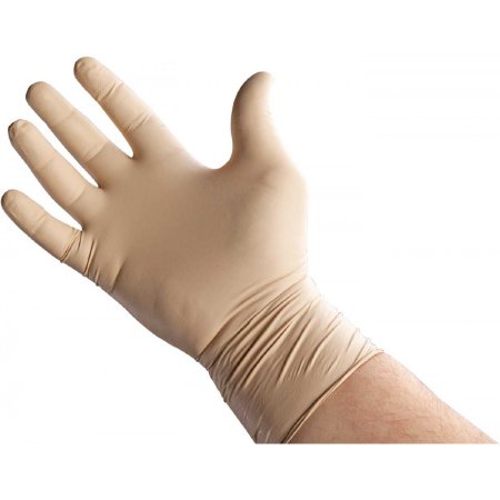 Bear Claw - Exam Glove X-Large NonSterile Nitrile Extended Cuff Length Fully Textured Tan Not Chemo Approved - ZZ-0249