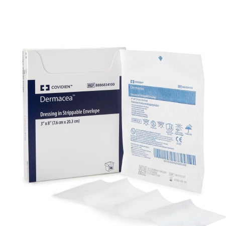 Dermacea Surgical - Non-Adherent Dressing Nonwoven Nylon 3 X 8 Inch Sterile - 8886834100