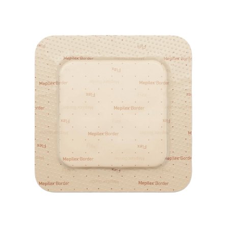 Mepilex Border Flex - Silicone Foam Dressing 4 X 4 Inch Square Adhesive with Border Sterile - 595300