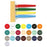 Unimed - Midwest - Exam Room Signal Flag Door / Wall Mount 4 Flag - CFID169004