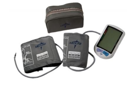Elite - Digital Blood Pressure Monitor 1-Tube Automatic Adult Large Cuff - Medline - MDS3001PLUS
