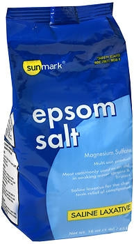 McKesson sunmark Epsom Salt 4 lbs. Granules Pouch - 70677003802