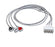 Ge Healthcare Ecg Leadwire Set 3 Lead, Snap, Aha, 74 Cm/ 29 In For Use With Ecg Monitors - 2106385-001