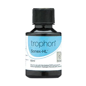 GE Healthcare trophon Sonex-HL Ultrasound Probe Disinfectant 80 mL Bottle For Trophon EPR Disinfection System - E8350MC
