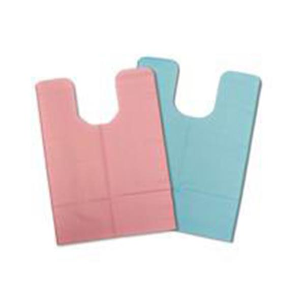 Tidi Products Bib Oral Surgery Ultimate 18 In X 25 In Blue 3 Ply Tissue / Poly 250/Case - 917677