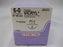 Coated Vicryl - Suture with Needle Absorbable Coated Undyed Suture Braided Polyglactin 910 Size 6 - 0 18 Inch Suture 1-Needle 16 mm Length 3/8 Circle Conventional Cutting Needle - J843G
