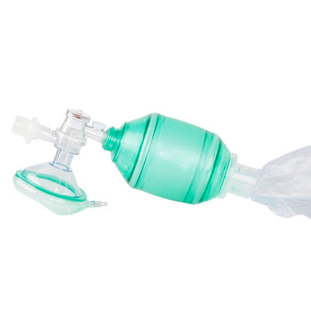 Tri-Anim Health Services RESUSCITATOR, W/MANOMETER/MASK/FILTER/TUBE 14' ADLT (10/CS) - 87-AF5140MBEA