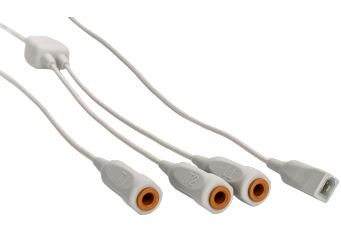 Ge Healthcare Temperature Cable 400 Series Single, 0.5Ml/1.7 Foot For Use With Temperature Probe - 2104178-001