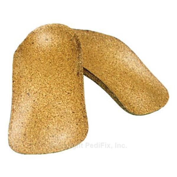 Pedifix Orthotic Cradle Preforms Standard Arch Cork Men 9 Brown Pair - 1562-M-41