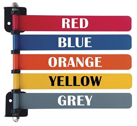Omnimed Exam Room Signal Flag Wall / Door Mount 5-Flag 8 Inch - 291715