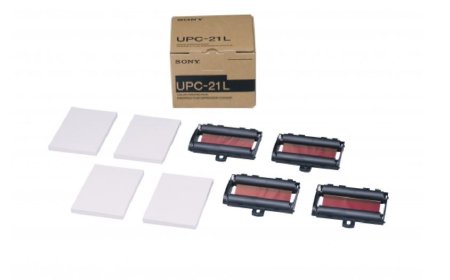 Sony - Media Paper 100 mm X 144 mm White - UPC-21L-