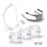 Respironics MASK, CPAP FULL-FACE DREAMWEARW/MED FRAME/HEADGEAR/ALL CUSH - 1133400
