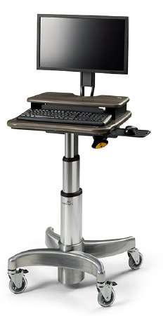Midmark - Workstation Secure Laptop Workstation with Mouse Tray Without Drawers Without Shelves - 6219-001-874