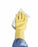 Ansell Utility Glove Medium Flock Lined Latex Yellow 12 Inch Straight Cuff NonSterile - 8986