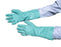 Sol-Vex - Chemical Protection Glove Size 8 Flock Lined Green 13 Inch Straight Cuff NonSterile - 4T423