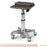 Midmark - Workstation Secure Laptop Workstation with Mouse Tray Without Drawers Without Shelves - 6217-001-649