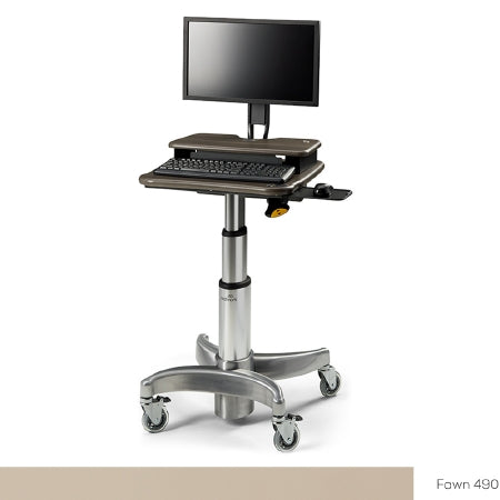 Midmark - Workstation Secure Laptop Workstation with Mouse Tray Without Drawers Without Shelves - 6219-001-490