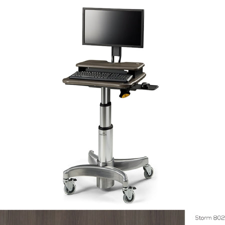 Midmark - Workstation Secure Laptop Workstation with Mouse Tray Without Drawers Without Shelves - 6219-001-802