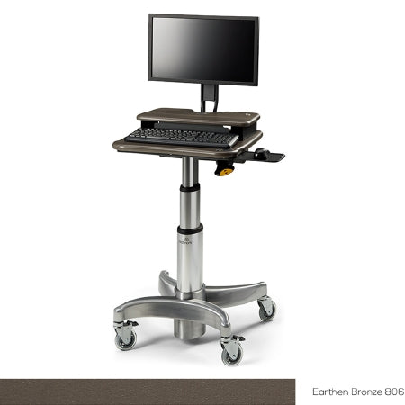 Midmark - Workstation Secure Laptop Workstation with Mouse Tray Without Drawers Without Shelves - 6219-001-806