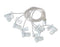 RMS Medical HIgH-Flo Sub-Q Infusion Set 6 X 26 Gauge 12 mm 20 Inch Tubing Without Port - RMS62612