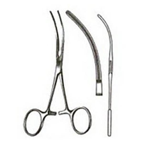 Miltex-Integra Clamp Bulldog Debakey 4-3/4" Curved Stainless Steel Ea - 24-802