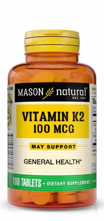 Mason Natural - Vitamin Supplement Menaquinone-4 100 mcg Strength Tablet 100 per Bottle - 31184517681