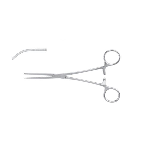 Miltex-Integra Forcep Hemostatic Rochester-Pean Meister-Hand 8" Serrated Curved Ss Ea - MH7-142