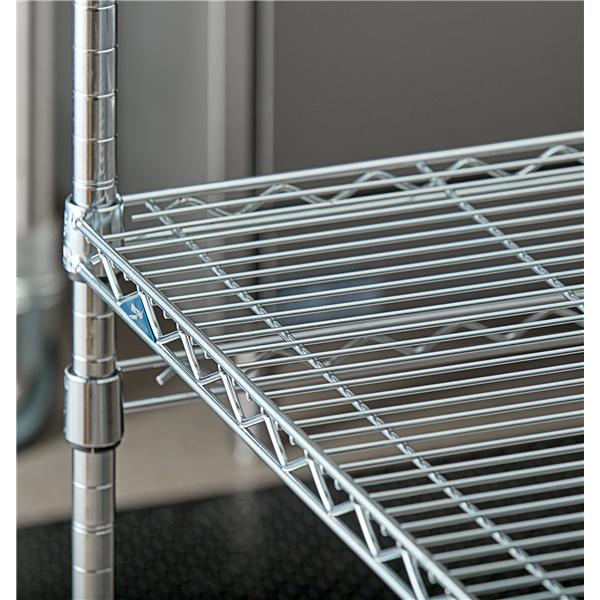 Intermetro Industries Shelf Storage Super Erecta Brite 18X30" Zinc Plated Steel Wire Ea - 1830BR