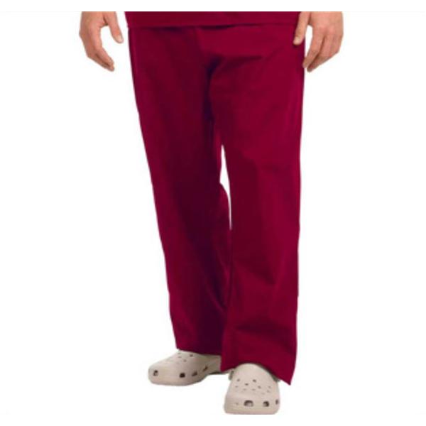 Fashion Seal Scrub Pant Unisex X-Small Sangria Ea - 78886-XS