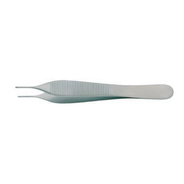 BR Surgical, Forcep Micro Adson 4-3/4" 1X2 Teeth Stainless Steel Ea - BR10-18612