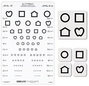 Good-Lite CHART SET, LEA SYMBOLS LINEAR SPACED - 255000