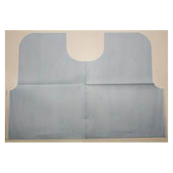 Tidi Products Bib Everyday Endo/Prophy 29 In X 21 In Blue Tissue / Poly 100/Case - 917483