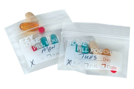 Apothecary Products Ezy Dose Pill Pouch Pocket-Size 1 Day 2 Dose - 67057