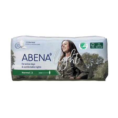 Abena North America Abena Light Normal Bladder Control Pad 10 Inch Length Light Absorbency Fluff / Polymer One Size Fits Most Unisex Disposable - 1000017157