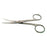 BR Surgical, Scissors Operating 4-1/2" Sharp/Sharp Smooth Curved Stainless Steel Ea - BR08-12111