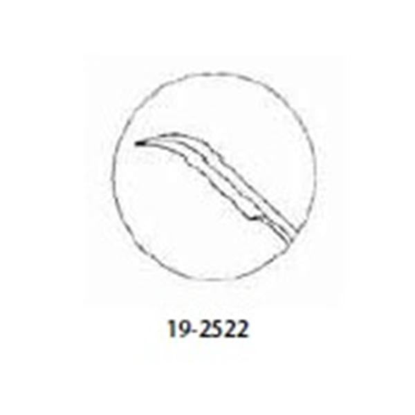 Miltex-Integra Knife Tympanoplasty House 6-39/64" 7Mm Blade Curved Octagonal Handle Ss Ea - 19-2522