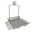 Health O Meter - Wheelchair Scale with Seat Digital LCD Display 454 kg Capacity Gray AC Adapter / Battery Operated - 2610KG