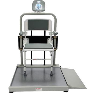 Health O Meter Health O Meter Wheelchair Ramp Scale Digital LCD Display 454 kg Gray AC Adapter / Battery Operated - 2650KG